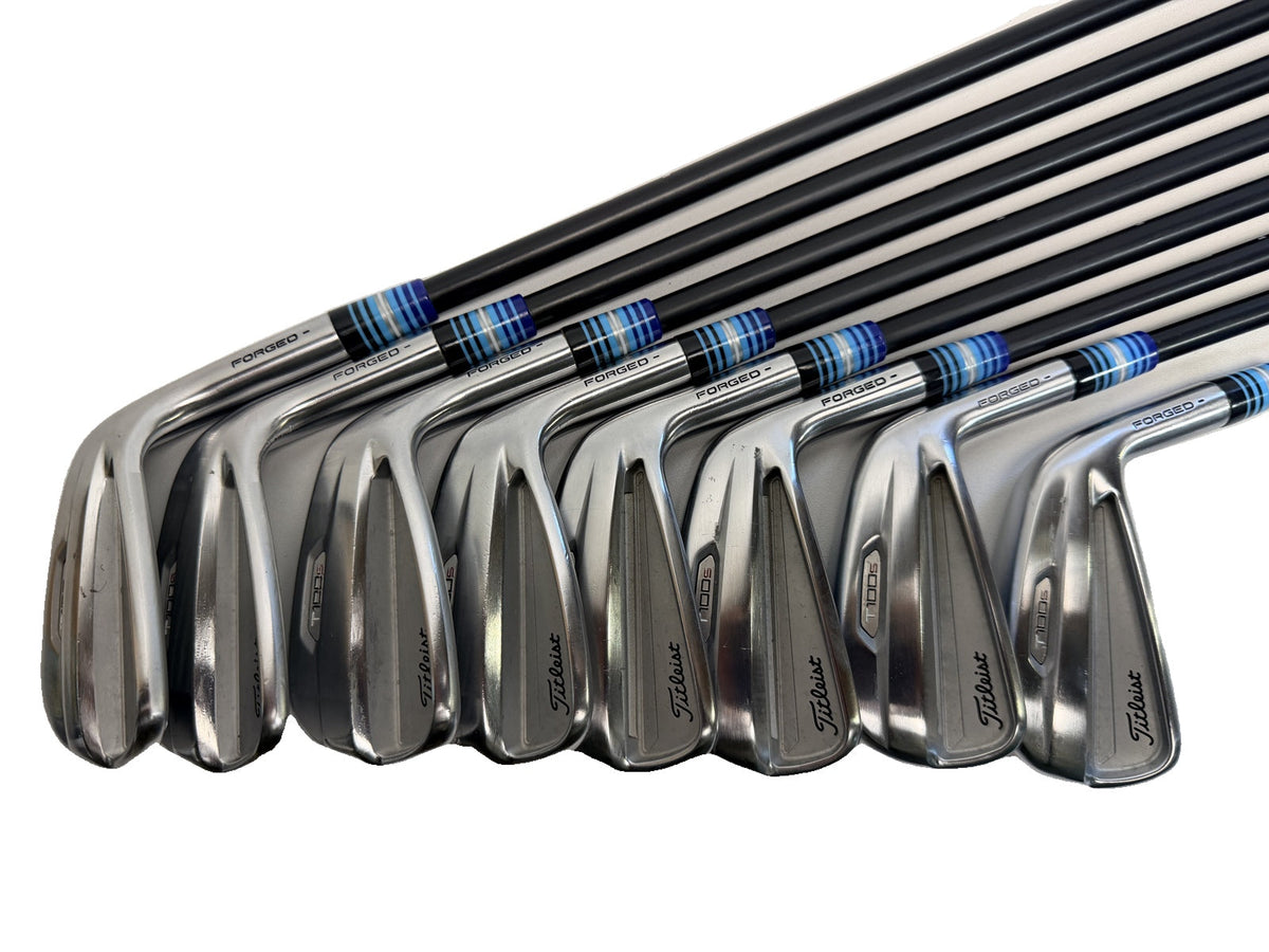 Titleist T100S Iron Set 4-PW 48° RH Fujikura AXIOM 75 R2 Senior Graphite