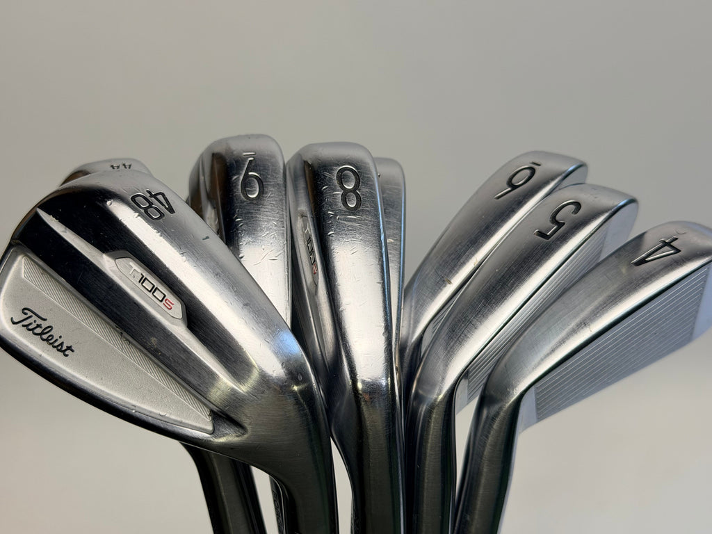 Titleist T100S Iron Set 4-PW 48° RH Fujikura AXIOM 75 R2 Senior Graphite