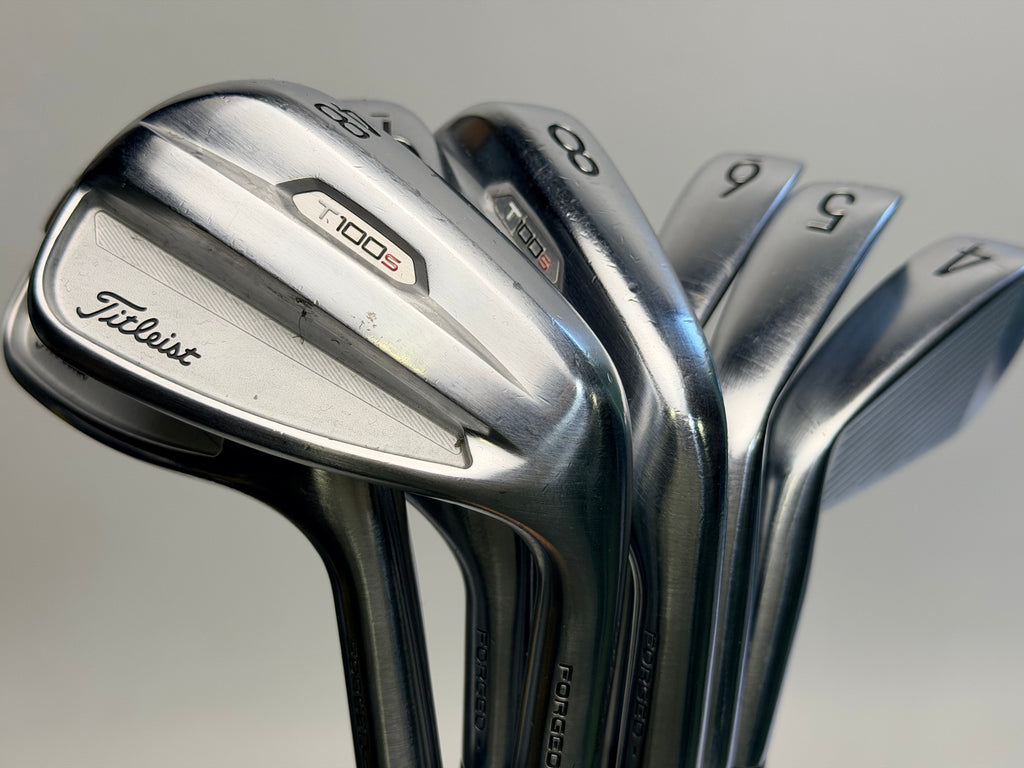 Titleist T100S Iron Set 4-PW 48° RH Fujikura AXIOM 75 R2 Senior Graphite