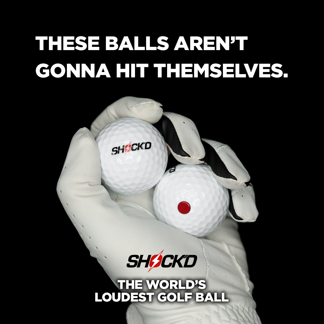 SHOCK'D Golf Balls